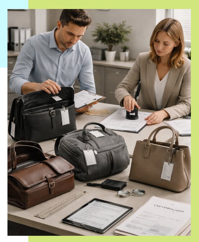 Сертификация сумок в Ульяновске от 7714 руб. | Алешин-Улн