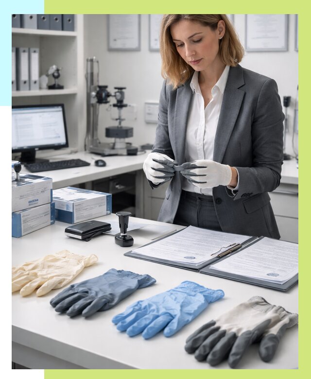 Сертификация перчаток в Ульяновске от 8742 р. | Алешин-Улн