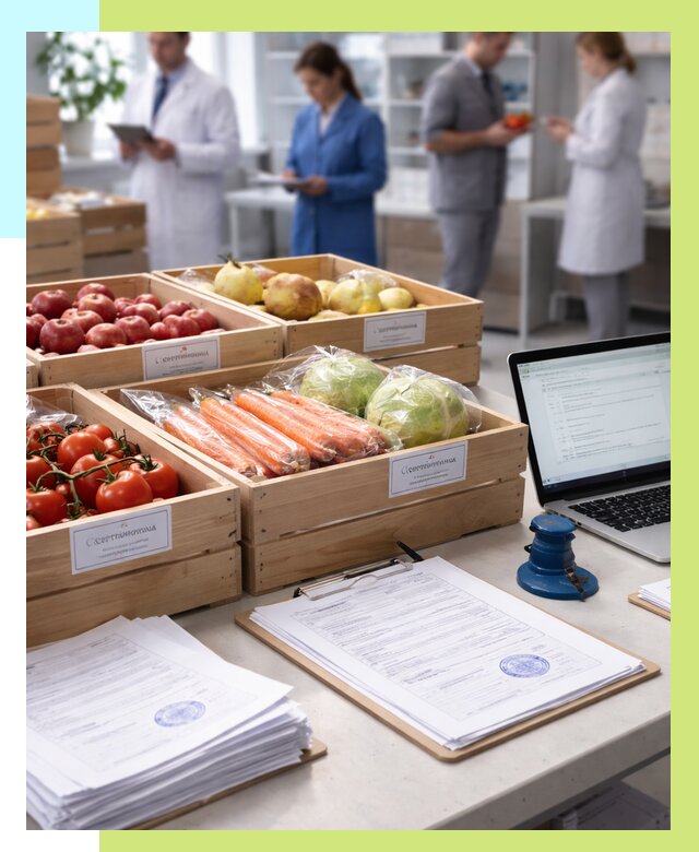 Сертификация овощей и фруктов в Ульяновске от 8742 р. | Алешин-Улн
