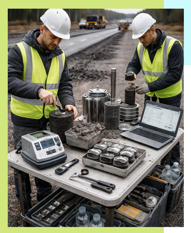 Сертификация асфальта: испытания и подтверждение в Ульяновске