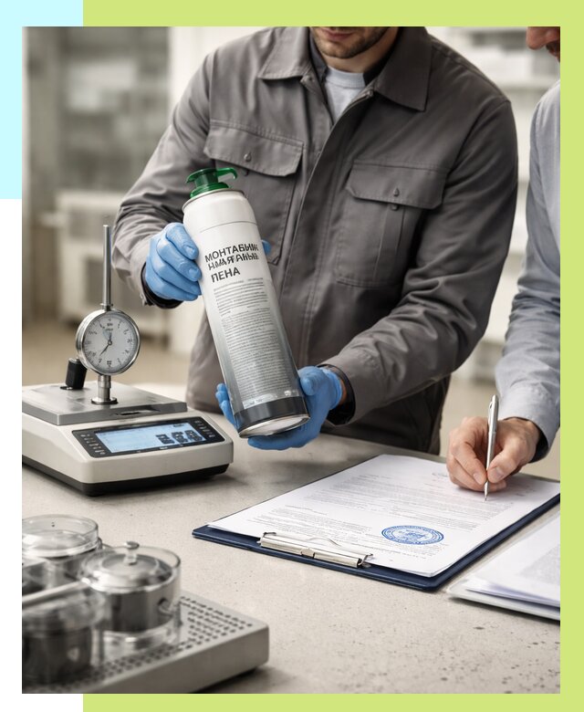 Сертификация монтажной пены в Ульяновске от 15428 р. | Алешин-Улн