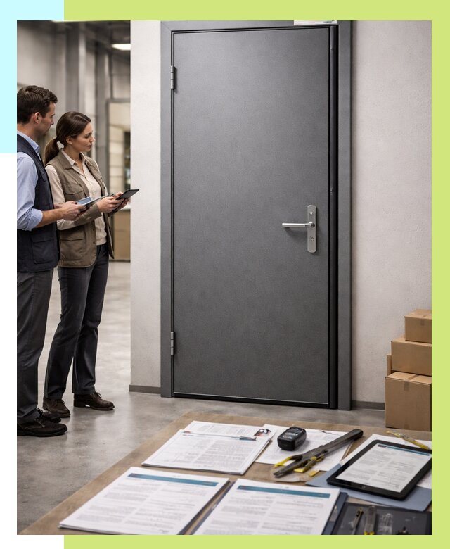 Сертификация противопожарных дверей в Ульяновске от 9257 р. | Алешин-Улн