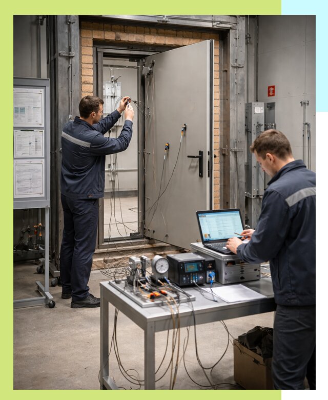 Сертификация противопожарных дверей в Ульяновске по ГОСТ и ТР