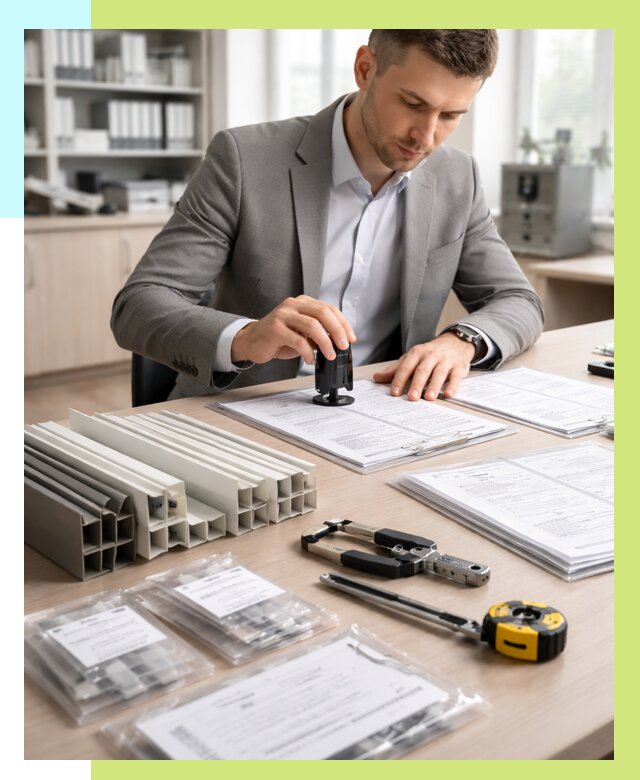 Сертификация ПВХ продукции в Ульяновске от 8742 р., Алешин-Улн