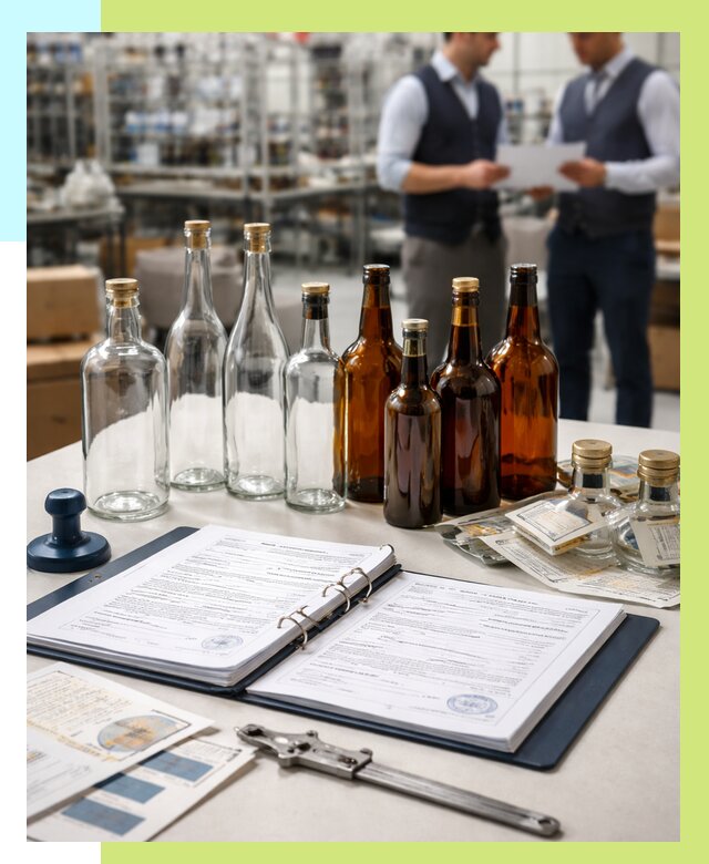 Сертификация стеклянных бутылок в Ульяновске от 25713 р. | Алешин-Улн