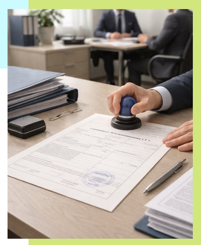 Сертификат происхождения СТ 1 в Ульяновске от 4628 р. | Алешин-Улн