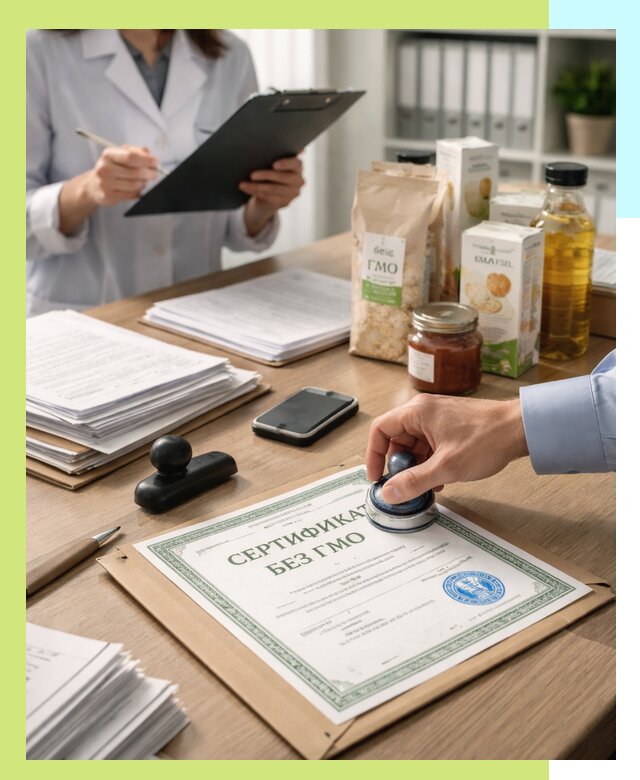 Получение сертификата Без ГМО для продукции в Ульяновске