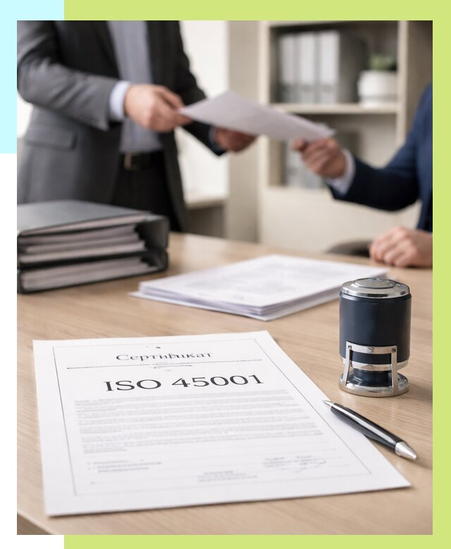 Сертификат ISO 45001 в Ульяновске под ключ от 46283 р. | Алешин-Улн